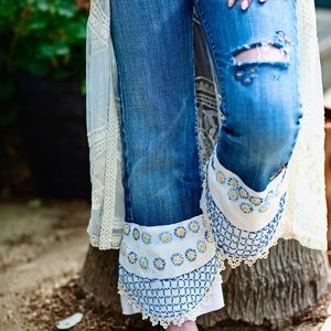 Upcycled 7 For All Mankind Jeans | Retro Vibe 🌼